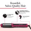 imageREVLON Perfect Match Flat Iron  Hair Curler and Hair Straightener with Triple OilInfused Ceramic Plates to Reduce Damage Restore Natural Moisture and Shine