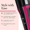 imageREVLON Perfect Match Flat Iron  Hair Curler and Hair Straightener with Triple OilInfused Ceramic Plates to Reduce Damage Restore Natural Moisture and Shine