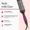 imageREVLON Perfect Match Hot Styler  Heated Blowout Brush to Style and Extend Blowouts Hot Brush for Curls Body and Volume Reduces Frizz and Boosts Shine
