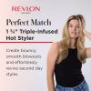 imageREVLON Perfect Match Hot Styler  Heated Blowout Brush to Style and Extend Blowouts Hot Brush for Curls Body and Volume Reduces Frizz and Boosts Shine