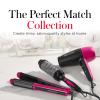 imageREVLON Perfect Match Hot Styler  Heated Blowout Brush to Style and Extend Blowouts Hot Brush for Curls Body and Volume Reduces Frizz and Boosts Shine