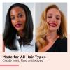 imageREVLON Silicone Bristle Heated Hair Styling Brush  Fast Long Lasting Volume for Easy Styling  1quot Barrel for Full Body and Smooth Styles BlackPinkRed