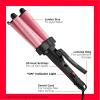 imageRevlon 3 Barrel Jumbo Hair Waver  LongLasting Natural Looking Waves PinkPink