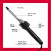 imageRevlon Perfect Heat Triple Ceramic Curling Brush Iron  for Silky Smooth Wave Curls 34 inCeramic