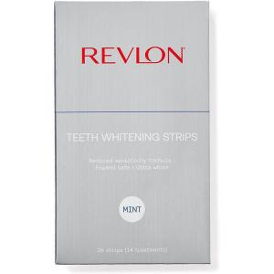 imageNew Revlon Mint Flavored Teeth Whitening Strips  Reduced Sensitivity Formula Instant Whitening in 30 Minutes  14 Treatments