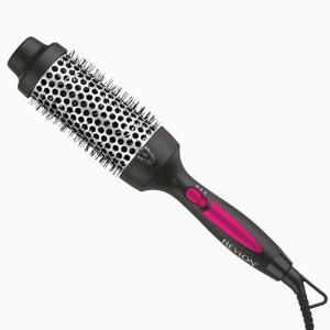 imageREVLON Perfect Match Hot Styler  Heated Blowout Brush to Style and Extend Blowouts Hot Brush for Curls Body and Volume Reduces Frizz and Boosts Shine
