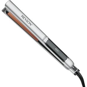 imageRevlon Copper Smooth Hair Flat Iron  Frizz Control for Fast and Shiny Styles XL 1 inBlack