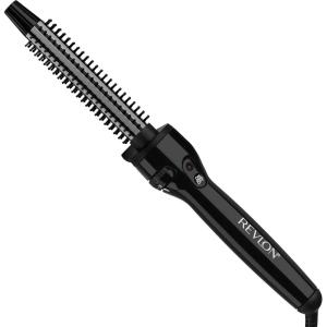 imageRevlon Perfect Heat Triple Ceramic Curling Brush Iron  for Silky Smooth Wave Curls 34 inBlack