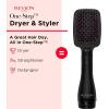 imageREVLON OneStep Hair Dryer and Styler AllinOne Detangling and Straightener Brush for SalonQuality Smooth Straight Hair More Shine and Less Frizz BlackBlack