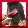 imageREVLON OneStep Hair Dryer and Styler AllinOne Detangling and Straightener Brush for SalonQuality Smooth Straight Hair More Shine and Less Frizz BlackPink