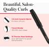 imageREVLON SmoothStay Coconut Oil Infused Hair Curling Iron  Barrel Curling Iron 1  Inch for Loose Curls Shinier Visibly Smoother Hair 1  inBlack
