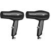 imageREVLON Travel Hair Dryer  SalonStyle Blowouts Lightweight Design 1875 Watts for Fast Drying with 2 Heat ampamp Speed Settings for Drying and Styling Flexibility BlackBlack