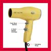 imageREVLON Travel Hair Dryer  SalonStyle Blowouts Lightweight Design 1875 Watts for Fast Drying with 2 Heat ampamp Speed Settings for Drying and Styling Flexibility BlackYellow