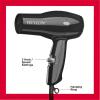 imageREVLON Travel Hair Dryer  SalonStyle Blowouts Lightweight Design 1875 Watts for Fast Drying with 2 Heat ampamp Speed Settings for Drying and Styling Flexibility BlackBlack