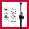 imageRevlon Perfect Heat Triple Ceramic Curling Iron  For Silky Smooth Medium Curls 1 in1 Ceramic Barrel
