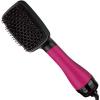 imageREVLON OneStep Hair Dryer and Styler AllinOne Detangling and Straightener Brush for SalonQuality Smooth Straight Hair More Shine and Less Frizz BlackPink