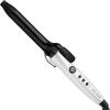 imageRevlon Crystal C  Ceramic Hair Curling Iron  LongLasting Shine and Less Frizz 1 inWhite and Black