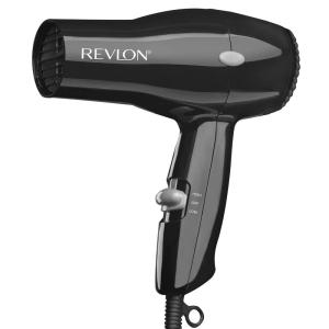 imageREVLON Travel Hair Dryer  SalonStyle Blowouts Lightweight Design 1875 Watts for Fast Drying with 2 Heat ampamp Speed Settings for Drying and Styling Flexibility BlackBlack
