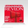 imageREVLON Airflow Control Hair Dryer with Diffuser  1875W Blow Dryer Head Rotates 90 for Total Control Wider Head for Less Drying Time Reduces Frizz Red