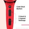 imageREVLON Airflow Control Hair Dryer with Diffuser  1875W Blow Dryer Head Rotates 90 for Total Control Wider Head for Less Drying Time Reduces Frizz Red