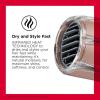 imageREVLON Infrared Hair Dryer with Diffuser  Ionic Blow Dryer Diffuser and Concentrator Infrared Heat Technology to Prevent OverDrying for Shiny Soft Hair with Natural Moisture WhiteRose Gold