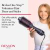 imageREVLON One Step Hair Dryer And Volumizer Hot Air Brush Turquoise Volumizer 1 CountBlack Pink