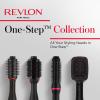 imageREVLON One Step Hair Dryer And Volumizer Hot Air Brush Turquoise Volumizer 1 CountBlack Red