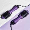 imageREVLON One Step Hair Dryer And Volumizer Hot Air Brush Turquoise Volumizer 1 CountPurple