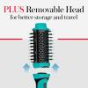 imageREVLON One Step Hair Dryer And Volumizer Hot Air Brush Turquoise Volumizer 1 CountTeal