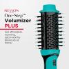 imageREVLON One Step Hair Dryer And Volumizer Hot Air Brush Turquoise Volumizer 1 CountTeal