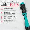 imageREVLON One Step Hair Dryer And Volumizer Hot Air Brush Turquoise Volumizer 1 CountTeal