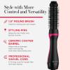 imageREVLON OneStep Hair Dryer and Styler  Root Booster Round Brush for Styling Dryer Brush for Fast and Easy SalonQuality Blowout More Shine and Less Frizz 112 in