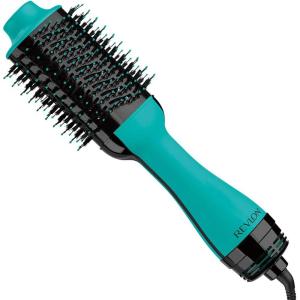 imageREVLON One Step Hair Dryer And Volumizer Hot Air Brush Turquoise Volumizer 1 CountTeal