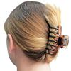 imageREVLON Strong Hold Hair Claw Clips BrownBlack 2 CountBlack and Brown