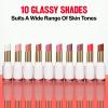 imageREVLON Super Lustrous Glass Shine Balm Gift Set 3Piece Lipstick Multipack Hydrating Tinted Sheer Glossy Finish 003 Honey Shine 008 Rum Raisin 006 Girly Swirly001 Sparkling Quartz