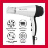 imageREVLON Volume Booster Hair Dryer with Curl Enhancing Diffuser  Increase Volume Decrease Frizz and Damage Fast Drying 1875 Watts White