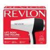 imageREVLON Volume Booster Hair Dryer with Curl Enhancing Diffuser  Increase Volume Decrease Frizz and Damage Fast Drying 1875 Watts White
