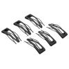 imageRevlon Double Grip Hair Clips 6 CountRubberized Black