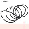 imageRevlon Extra Thick Black Hair Elastics 15 CountBlack