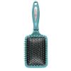 imageRevlon Straight ampamp Smooth Soft Touch Paddle Hair Brush Set Black  BerryMint