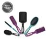 imageRevlon Straight ampamp Smooth Soft Touch Paddle Hair Brush Set Black  BerryMint