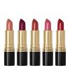 imageREVLON Super Lustrous Lipstick Gift Set 5Piece Creamy Formula Moisturized Feel 755 Bare It All 477 Black Cherry 535 Rum Raisin 805 Candied Rose 810 Uncut Ruby
