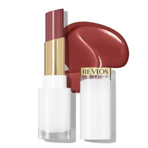 imageREVLON Super Lustrous Glass Shine Balm Gift Set 3Piece Lipstick Multipack Hydrating Tinted Sheer Glossy Finish 003 Honey Shine 008 Rum Raisin 006 Girly Swirly008 Rum Raisin