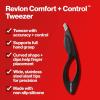 imageRevlon Comfort and Control Tweezer Easy to Use Eyebrow Tool with Wide Grip 1 count