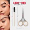 imageRevlon Designer Series Brow Set Trimming and Shaping Eyebrow Kit with Scissors and Spoolie Brush Easy to Use at Home or on The Go 1 Count