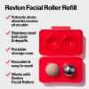imageRevlon Oil Absorbing ampamp Cooling Facial Roller Refill Pack with Volcanic ampamp Stainless Steel Stones in Storage Case EcoFriendly Easy to Clean 1 count