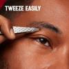 imageRevlon Slanted Tip Tweezers for Men UltraSharp for Precision Eyebrow Shaping and Facial Hair Removal Larger NonSlip Grip Stainless Steel 1 count