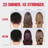 imageRevlon ColorSilk Tone  Gloss  Care Demi Permanent Hair Color Dye Kit with LeaveIn Scalp and Haircare Serum 2x Shinier 4x Stronger 5RR Medium Red 45 fl oz1 Black