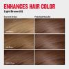 imageRevlon ColorSilk Tone  Gloss  Care Demi Permanent Hair Color Dye Kit with LeaveIn Scalp and Haircare Serum 2x Shinier 4x Stronger 5RR Medium Red 45 fl oz6 Light Brown