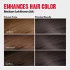 imageRevlon ColorSilk Tone  Gloss  Care Demi Permanent Hair Color Dye Kit with LeaveIn Scalp and Haircare Serum 2x Shinier 4x Stronger 5RR Medium Red 45 fl oz5A Medium Ash Brown